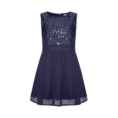 Yumi Girl Blue Sequin Dress